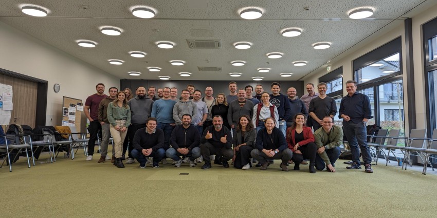 Die Teilnehmenden des Weiterbildungsprogramms adesso Master of Projektmanagement 2023