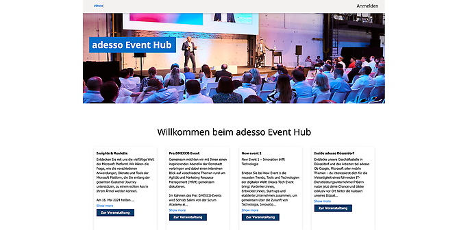 Eventportal mit Powerpages Eventportal mit Powerpages