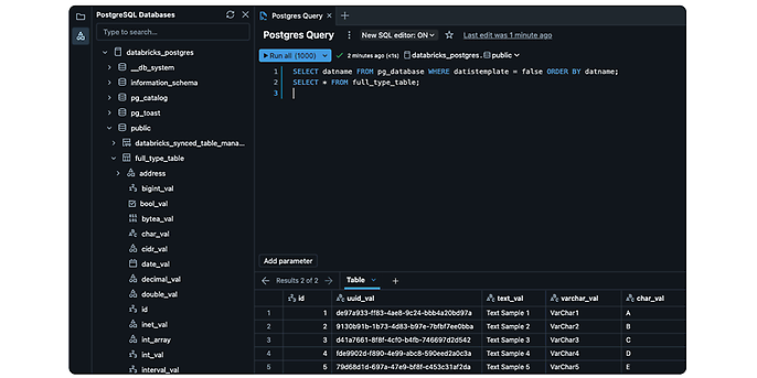 Quelle: Lakebase: Postgres für Daten-Apps und KI-Agents Lakebase | Databricks