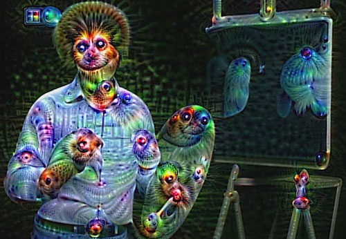 Bild gemalt von DeepDream